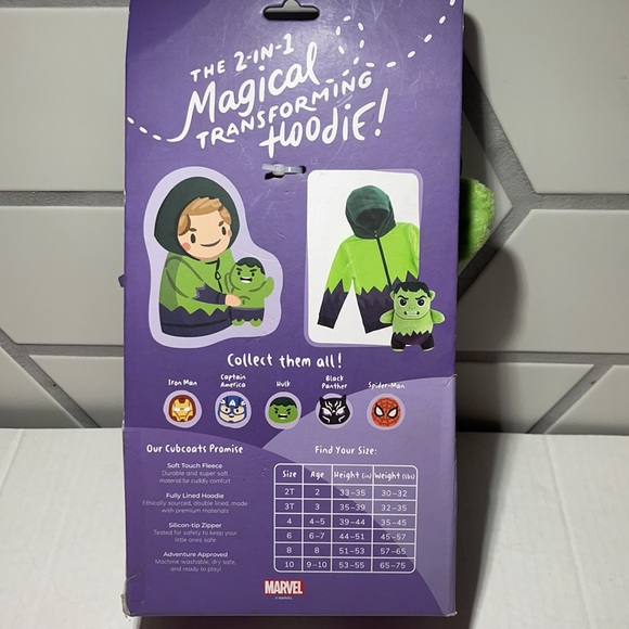 Disney Marvel Hulk Cubcoat for Kids - Picture 4 of 12